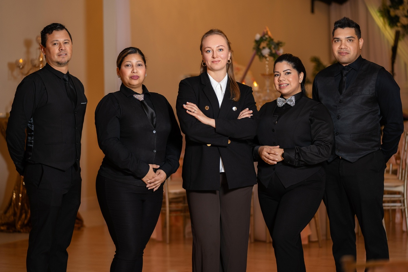 The Nencini Ballroom styling and service team